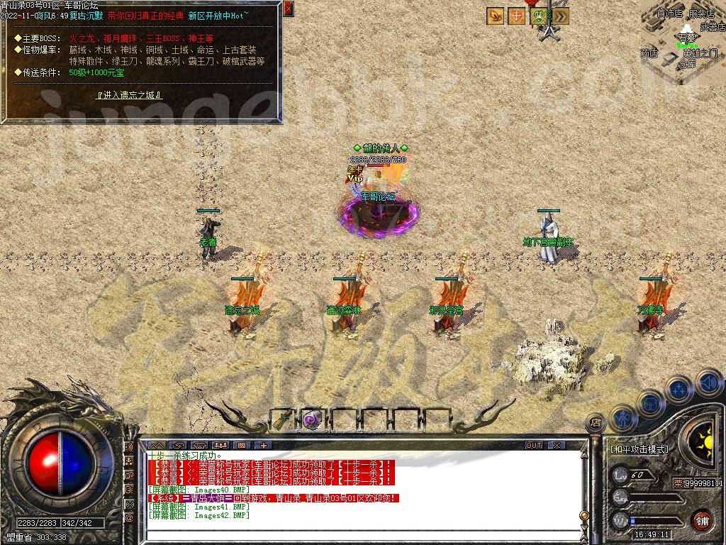 20-532最新11月1.76青山录我本沉默复古三职业服务端-带假人-SD插件-自动回收GOM引擎(图43)